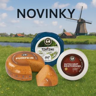 🧀 Novinky od Henri Williga právě dorazily! 🇳🇱 🎃 Gouda s dýní 🥒 Baby gouda Tzatziki 🐐 Kozí gouda Mediterrano Tři originální...